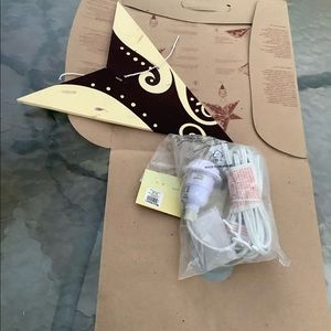 Star paper light fixture